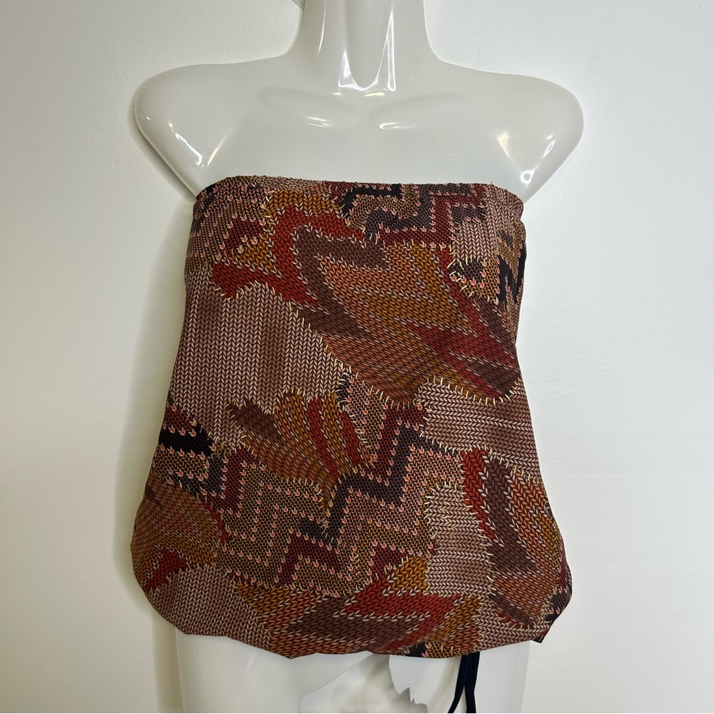 ◾️Y2K T.H.E Multi-pattern  Padded Drawstring Adjustable  Tube Top